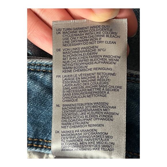 NYDJ Jeans Brigitte Wide leg capri blue size 22W - Picture 8 of 9